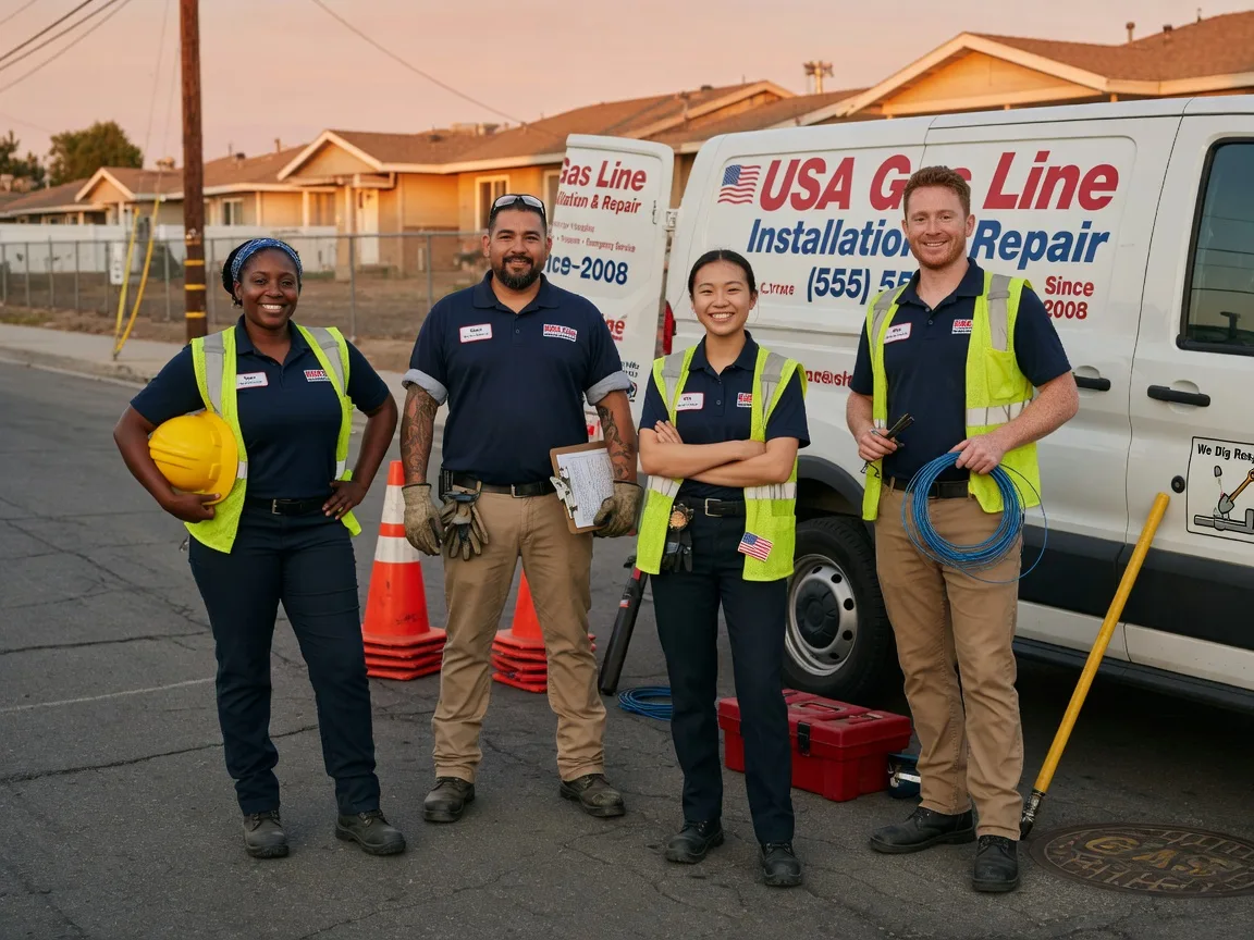 Gas Line Installation company in Hanna, OK